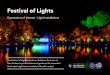 Festival of LightsFestival’s obligations: The festival will: • Where practicable, ensure that an acknowledgement of the artist/lender is made in the marketing and promotional materials