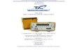 TR-220 MULTIFUNCTION TEST SET · TR-220 MULTIFUNCTION TEST SET Transponder, TCAS, DME, TIS, and ADS-B Test Set Operating and Maintenance Manual Software Revision 3.40 and Later