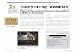 Recycling Works - Winter 2010 - North Carolina Assistance...With the added stream of consumer-generated material, including fallout from the digital television conversion, Metech has