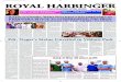 ROYAL HARBINGER · 20/08/2018  · ROYAL HARBINGER Weekly Reporting Fact of the Matter UDAIPUR | MONDAY, AUGUST 20, 2018 | PAGE 1 - 4 | PRICE : 5.00* (Vol. 04, No. 24) Postal Registration