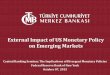 External Impact of US Monetary Policy on Emerging Markets...Supporting Turkish Lira Core Liabilities The remuneration rate of Turkish lira required reserves may be revised to reduce