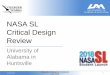 NASA SL Critical Design Review · •Entire assembly can be removed Fin Interface University of Alabama in Huntsville USLI CDR 1/16/2018 18. Fin Can Assembly ... •3D printed in