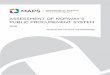 Assessment of norwAy’s public procurement system...6 Introduction This report details the findings of an assessment of Norway’s public procurement system using the revised Methodology