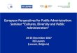 European Perspectives for Public Administration: Seminar … · concept in Islam and belongs to a Christian historical trajectory • Islamic communities can thrive in Western contexts