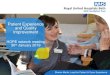 Patient Experience and Quality Improvement€¦ · Patient Experience Matters Patient and Carer Experience Strategy 2017-20 Involve Read the document Watch the film Watch the film