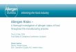 Allergen Risksallergenbureau.net/wp-content/uploads/2019/04/Food... · industry with rapid responses to questions about allergen risk management in food ingredients and manufactured
