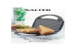 EK16510 - images.esellerpro.comimages.esellerpro.com/2579/I/61/EK16510.pdf · Cooking Plates Using the 3 in 1 Snack Maker Using the Sandwich Plates Using the Doughnut Plates Using