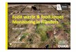 20170925 food waste monitoring in Flanders - presentatie...Results – Destinations of food waste % in relation to sector total, Flanders, 2015 Klik om tekst in te voegen. 21/09/2017