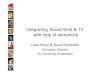 Integrating Social Web & TV with help of semanticsguus/talks/10-euscreen.pdf · Integrating Social Web & TV with help of semantics Lora Aroyo & Guus Schreiber Computer Science VU