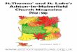 St. Thomas and St. Luke’s Church Magazine October 2017 · Baptisms are held at St Thomas Church at 12.45 on the 2nd & 4th Sundays. Baptisms at St Luke’s are at 11 am on the 3rd
