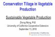 Conservation Tillage in Vegetable Productioncestanislaus.ucanr.edu/files/290932.pdf · Other vegetables, such as tomato, pepper, and brassicas, have been studied for their suitability
