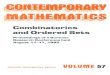 Combinatoric& and Ordered Sets2 Proceedings of the conference on integration, topology, and geometry in linear spaces. William H. Graves. Editor 3 The closed graph and P-closed graph