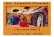 And Jesus wept. March 29, 2020...And Jesus wept. Raising of Lazarus - Duccio, di Buoninsegna Parish Staff Rev. Philip J. Bené, J.C.D., Pastor philipbene@archstl.org Rev. Michael L