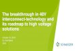 The breakthrough in 48V interconnect-technology and its ...€¦ · The breakthrough in 48V interconnect-technology and its roadmap to high voltage solutions October 15, 2019 Dr