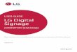USER GUIDE LG Digital Signage - cdn.cnetcontent.comcdn.cnetcontent.com/75/cd/75cdc36f-3572-44c6-a299-11a64ae950e… · 5 ENGLISH y Picture Options: customizes the picture options