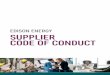Edison Energy Supplier Code of Conduct Insider Trading: Comply with U.S. securities laws that prohibit