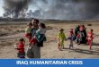 IRAQ HUMANITARIAN CRISIS - WHO · An estimated 11 million Iraqis will need some form of humanitarian assistance; humanitarian partners aim to reach 6.2 million in 2017 • During
