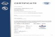 CERTIFICATE - Lumentum€¦ · CERTIFICATE This is to certify that Lumentum Operations, LLC 1001 Ridder Park Drive San Jose, CA 95131 United States of America with the organizational