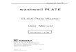 User Manual washwell PLATE - 5.31 - Ar-Tekin Medikal · 2019. 3. 26. · washwell PLATE Version – 5.31 1/40 Effective Date: Nov, 201 1 washwell PLATE ELISA Plate Washer User Manual