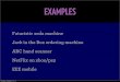 EXAMPLESdjp3/classes/2011_09_INF133/Lectures/Lec… · Explain why it is good or bad Tip: Use theory from class/book Tip: Compare with other systems Talk about the implications How
