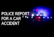 Police Report For A Car Accident