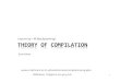 Lecture 09 – IR (Backpatching) THEORY OF COMPILATIONyahave/courses/tocs2011/compilers-lec09.pdf · Recap Lexical analysis regular expressions identify tokens (“words”) Syntax