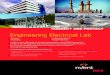Engineering Electrical Lab · The electrical lab has significantly expanded its scope of test authorizations to include tests from UL 1059 (terminal blocks), UL 486A-B-E (wire connectors)