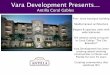 Vara Development Presentsimages.realtynetmediaidx.com/dropbox/New... · in Coral Gables “The City ... Quartz counter tops ItalKraft cabinetry Bosh & Whirlpool appliances 9ft deep