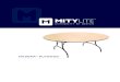 MADERA™ PLYWOOD - Mity-Lite€¦ · Madera™ Plywood Tables offer superior durability, handling, and linen protection when compared to the competition. Madera Tables now feature