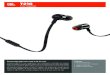 In-ear headphones - JBL · In-ear headphones What’s in the box: 1 pair of T210 headphones Ear tips (S, M, L) Pouch Warning card Warranty card Technical specifications: Plug: 3.5mm