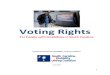 Voting Rights - Protection & Advocacy for People with Disabilities, … · 2018. 1. 31. · 3 Voting Rights for People with Disabilities You have the right to vote privately and independently