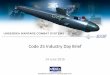 Code 25 Industry Day Brief - NCMA- RIncma-ri.org/IndustrySlides_6.14.2016/Code-25_IndustryDay... · 2016. 6. 14. · Cruise Missile Trainer Personal Computer ( CMTpc) PMA280 . Ohio