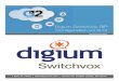 Digium SwitchVox SIP Configuration via G12 · COMMUNICATIONS @ Digium SwitchVox SIP Configuration via Gl 2 G12 Communications dlgum Switchvox@ 1 (877) 311-8750 | 2com.com I Jackson