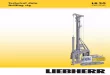 Technical data Drilling rig - Liebherr Group · LB 20 3 Dimensions Basic machine LB 20 Technical data Total height 69.65 ft Max. pull, leader on ground 67,450 lbs Max. torque 154,150