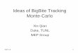 Ideas of BigBite Tracking Monte-Carlohallaweb.jlab.org/data_reduc/AnaWork2007/Monte-Carlo_xin.pdf · 2007. 1. 6. · Plane v4 Wire Number for Plane v5 0 2 4 6 8 10 12 14 16 18 20