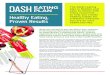 Healthy Eating, Proven Results · HEALTHY EATING, PROVEN RESULTS. The DASH eating plan can help you control high blood pressure and achieve and maintain a healthy weight. Every time