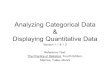 Analyzing Categorical Data Displaying Quantitative Datajbacamath.weebly.com/uploads/3/7/8/8/37888157/chaper_1.1...Displaying Quantitative Data Section 1.1 & 1.2 Reference Text: The