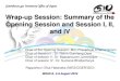 Wrap-up Session: Summary of the Opening Session and ... · • New tool for QA/QC – FAOSTAT Emissions Database – IPCC 2006 GLs Tier 1 estimates for Agriculture + Tier 1 Approach