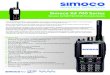 Simoco Xd 700 Series - Simoco Wireless Solutions · Simoco Xd 700 Series The Simoco Xd SDP760 is a digital portable radio capable of operating across multiple modes, including analogue