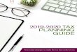 2019-2020 TAX PLANNING GUIDE - C&D LLP · Tax planning is as essential as ever. This guide provides an overview of the most consequential changes under the TCJA and other key tax