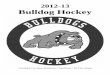 2012-13 Bulldog Hockey - SportsEngine€¦ · 2012-13 Sam Wenner 45 1995-96 Matt Tiggas 42 Most Goals (season) 1998-99 John Schaffler 30 Most Assists (season) 1991-92 Andrew Anthony