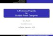 A Finiteness Property for Braided Fusion Categoriesrowell/RowellCordobanopause.pdf · The Conjecture Empirical Evidence Speculations and Connections A Finiteness Property for Braided