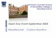 Open Day Event September 2020...Design and Technology 100% 76% Geography 97% 59% St Ursula’s Convent School A Humanities College and Teaching School Example of pupil intended destinations