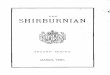 THE SHIRBURNIAN · THE S H I R BUR N I A N. No. CCCLXXXVnI. MARCH, 1931. VOL. XXXVI. EDITORIAL. II] N Editorial offers great opportunities to the,,~ Editor. He may wax jauntily humorous