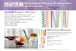 Reusable Straw Collection - Microsoft...Reusable Straw Collection Providing solutions to end single use plastics, one straw at a time NEW! Paper Straws Add a little glitz, glam, and