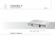 CHAKRA A4 EFGI - Clever Home · CHAKRA Power Amplifiers Owner’s Manual Introduction English Introduction CHAKRA power amplifiers are the result of over five years continuous development