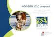 HORIZON 2020 proposal€¦ · ERFP Secretariat | ERFP Assembly in Tallinn, Estonia | 26th – 27th August 2017 European Regional Focal Point for Animal Genetic Resources Background