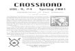 CROSSROAD /SSP, VOL. 9, #4 - 1 - Spring 2001 CROSSROADbrothermalcolm.net/TRANSFORMED/PDF/Crossroad-Volume09_Number4-2001.pdfCROSSROAD /SSP, VOL. 9, #4 - 3 - Spring 2001 SSP 3420 W