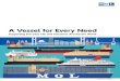 A Vessel for Every Need · LPG tanker Moss-type LNG carrier Membrane-type LNG carrier Tankers Tailored to Fit Various Cargoes Whether they transport crude oil, petroleum, or chemical