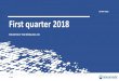 30 MAY 2018 First quarter 2018Q1 Summary Q1 2018 ©Navamedic 2 • Navamedic reported revenues of NOK 42.6 million, compared to NOK 78.2 in Q1 2017 • The Q1 2018 revenues decreased